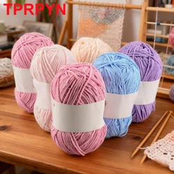 1Pc 50g Chenille Yarn For Hand Knitting Velvet Crochet Yarn Knit line for sweater scarf hat Crocheting Threads bag Amigurumi