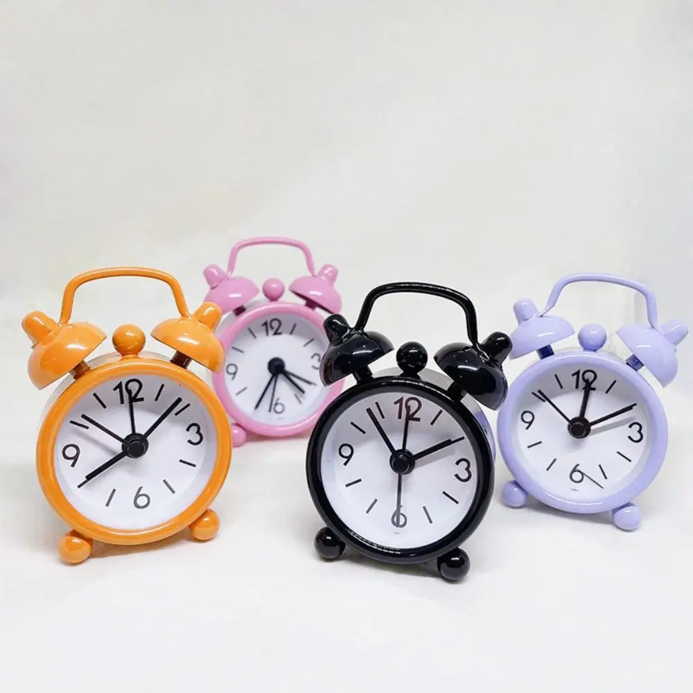 

Metal Alarm Clock New 1:12 Scale 4 Colors Mini Home Decoration Dollhouse Miniature Toy Dollhouse Decoration