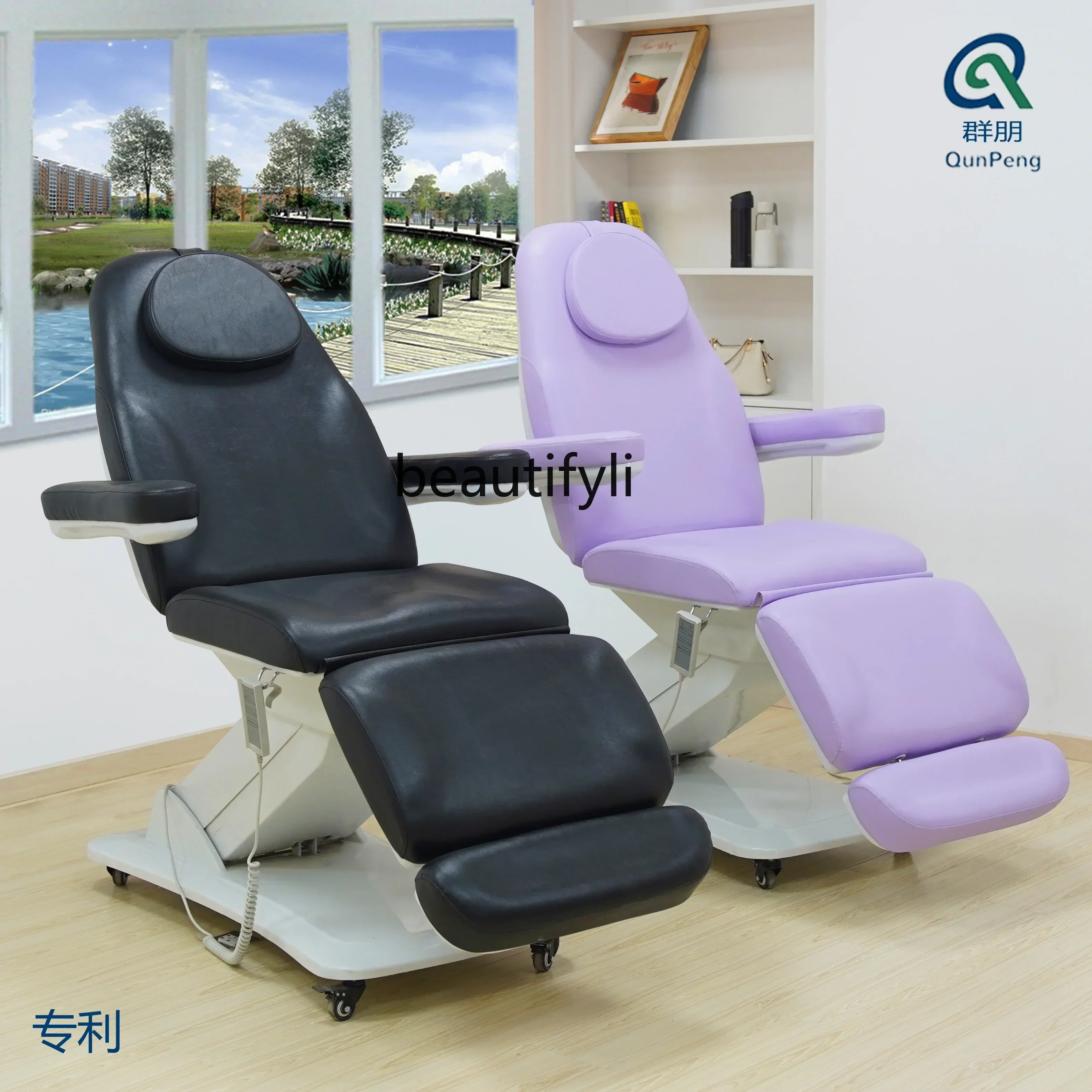 

xx1Micro-Finishing Beauty Massage Tattoo Embroidery Meijiemei Gums Physiotherapy Chair Folding Medical Beauty Bed