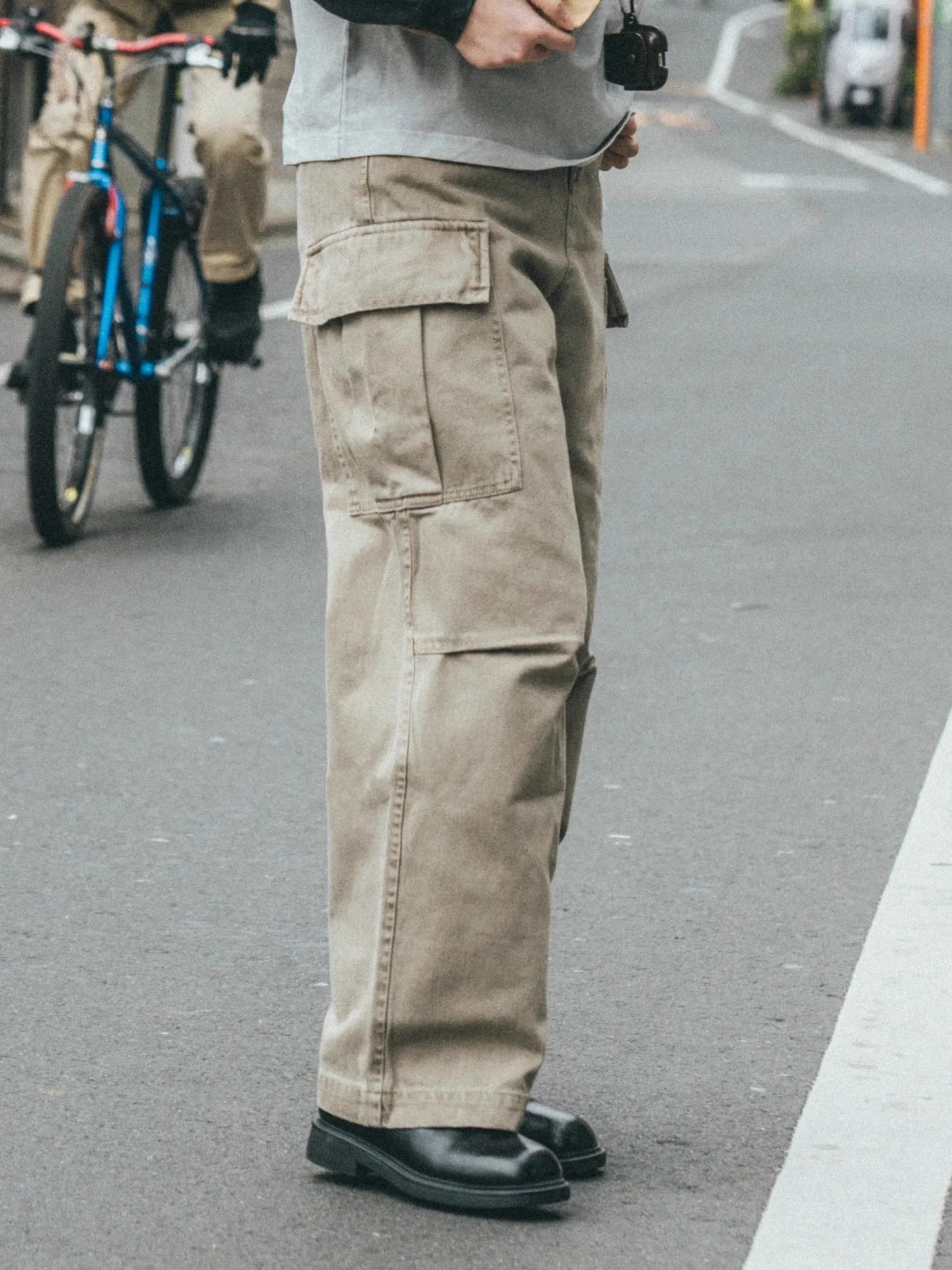 

UTIMUS American Retro Work Pants Men's Straight Loose M65 Spring Autumn Logging Military Cargo Paratrooper Pants