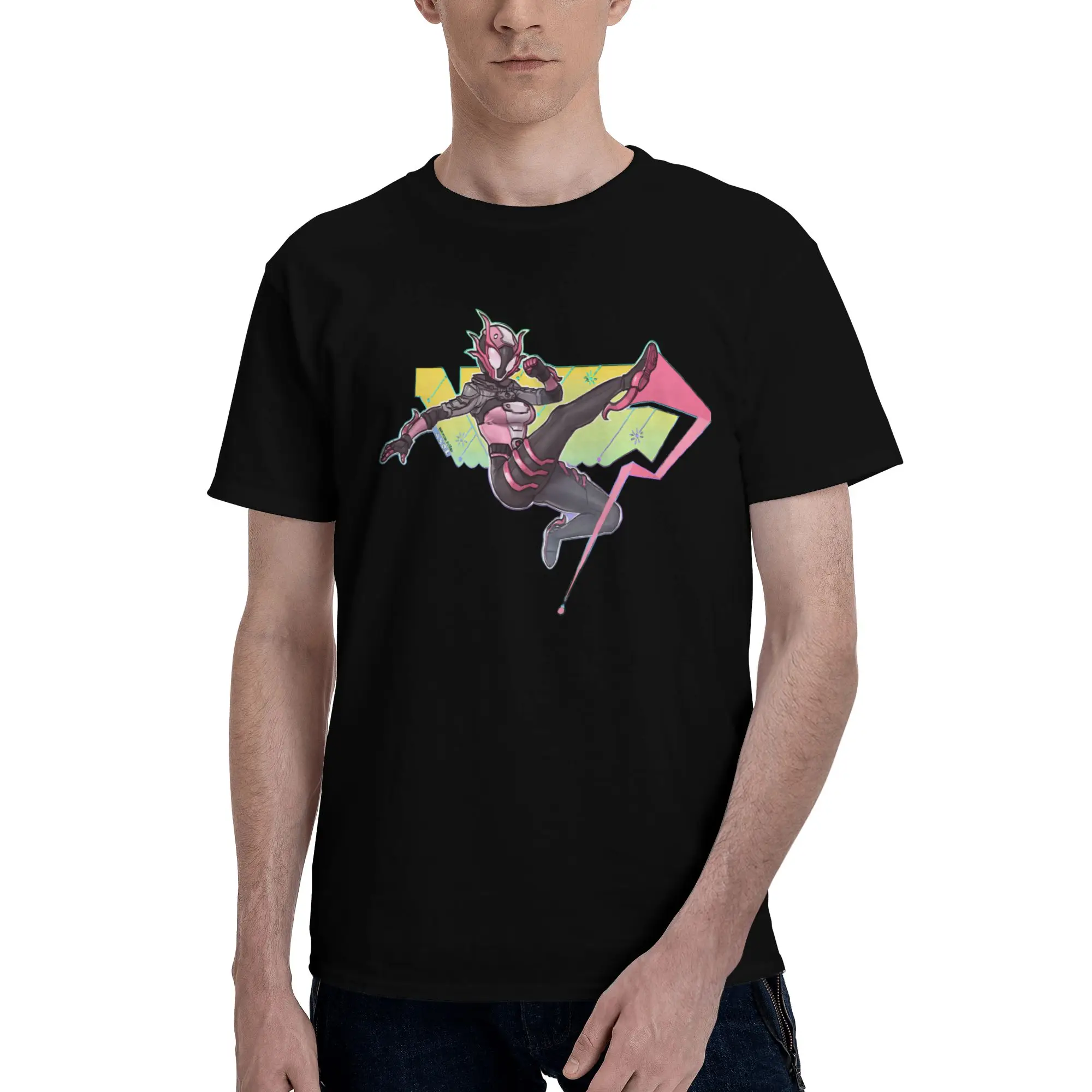 Kamen Rider 17 Funny 100% Cotton T-Shirt Bandai Tops Tees For Men