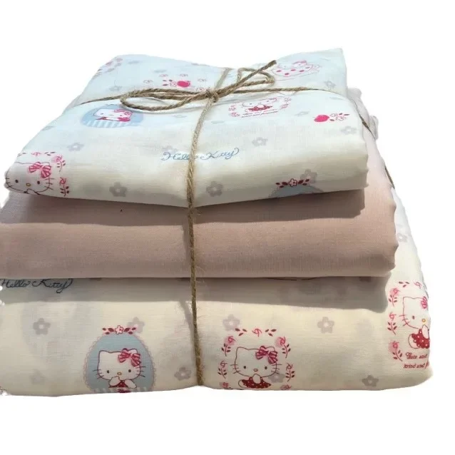 

New Class A maternal and infant grade double-layer yarn three-piece set, household soft pure cotton four-piece set,