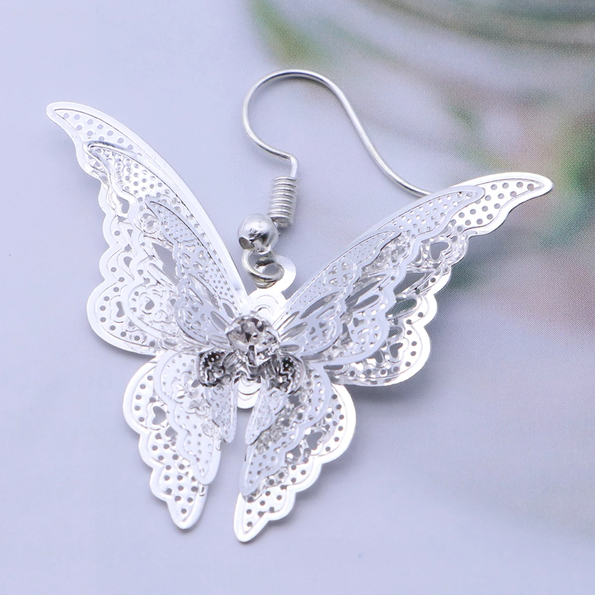

Butterfly Earrings Special Girls Elegant Women Ornaments Jewelry Pointed Tail Fashion