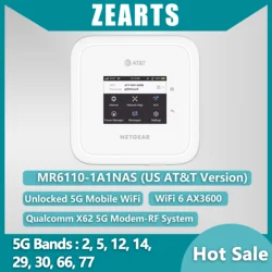 Netgear-roteador nighthawk mr6110 m6 com banda, wi-fi 6, roteador hotspot móvel, com bandas (usado 95% nova versão américa sem caixa)