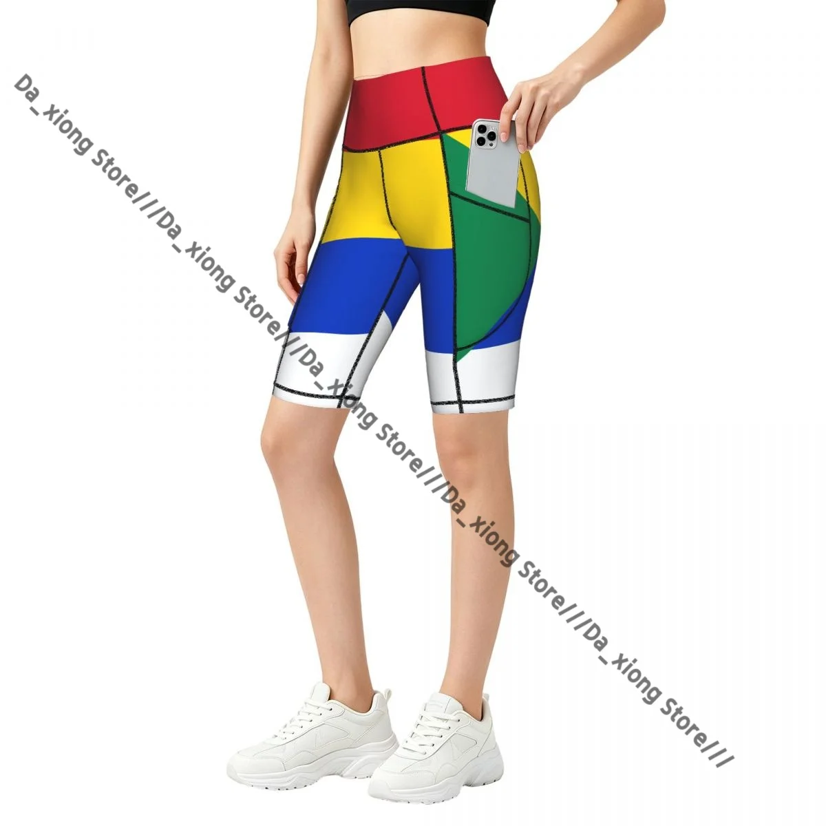 

Women High Waist Yoga Shorts Flag Of Druze Stretch Hip Lifting Quick Dry Fitness Sports Shorts