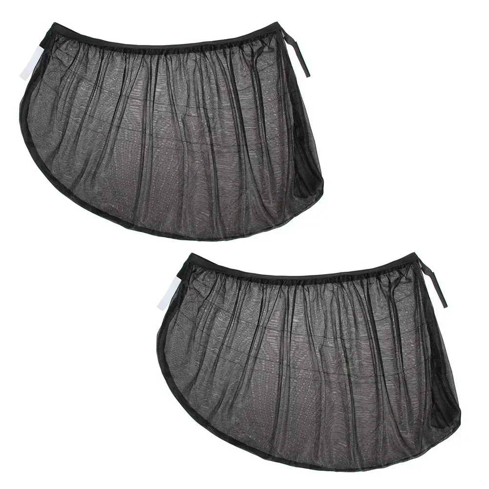 2/4Pcs Sun Protection & Privacy: Anti-Mosquito Car Window Curtain Sunshade Car Accessories