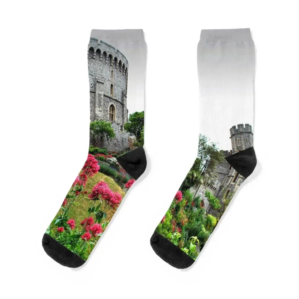 

Windsor Castle Berkshire England UK Socks men cotton high quality gifts kawaii Boy Socks Women's