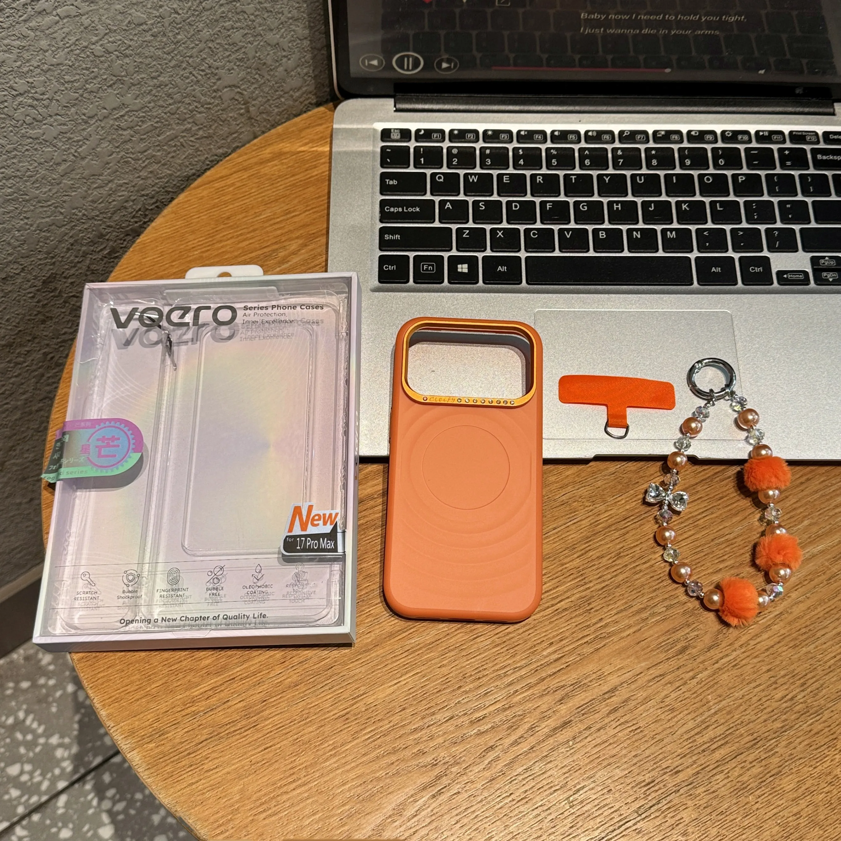 Custodia Premium Starry Diamond Series con confezione regalo con bracciale per iPhone 17 Pro Max/16-15 Pro Series, elegante cover antiurto