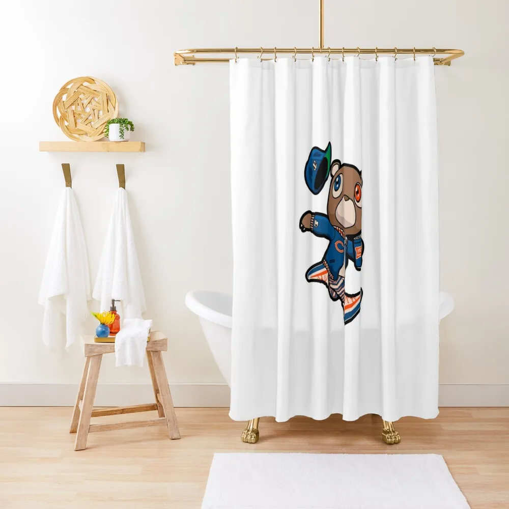 

Kanye West Dropout Bear Chicago Vintage Graduation Classic Copy Shower Curtain Bathroom Accessory Curtain