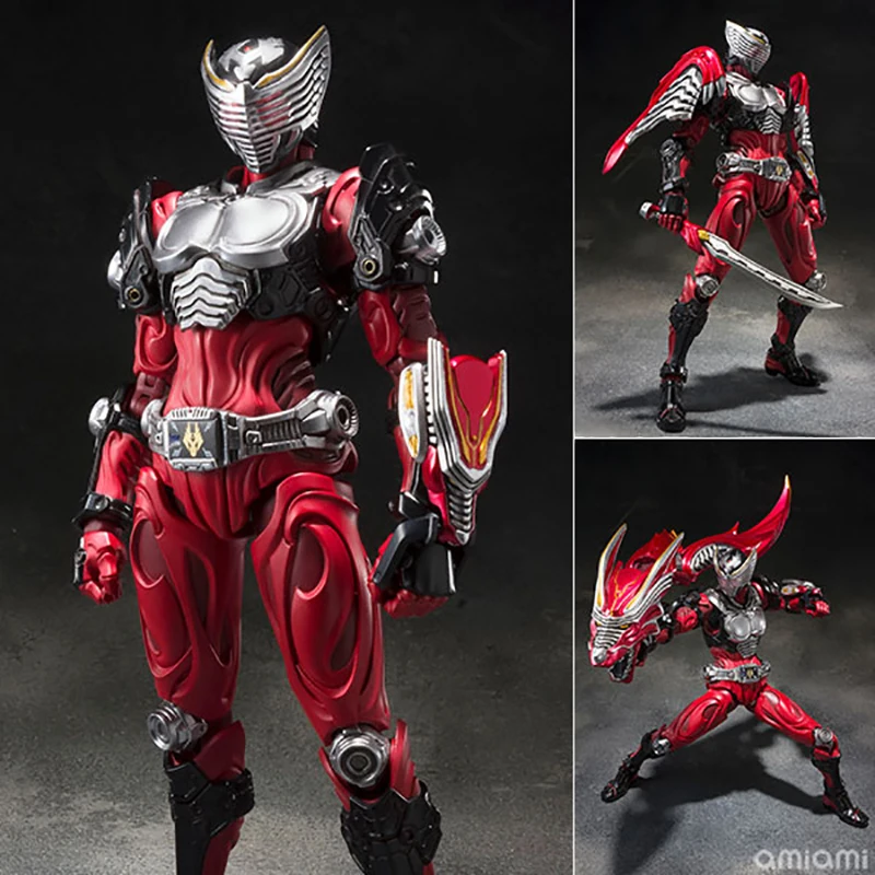 Original S.I.C. Kamen Rider Ryuki New Version 2.0 Contracted Beast Mushuanglong Colosseum SIC Action Figure Toy Model