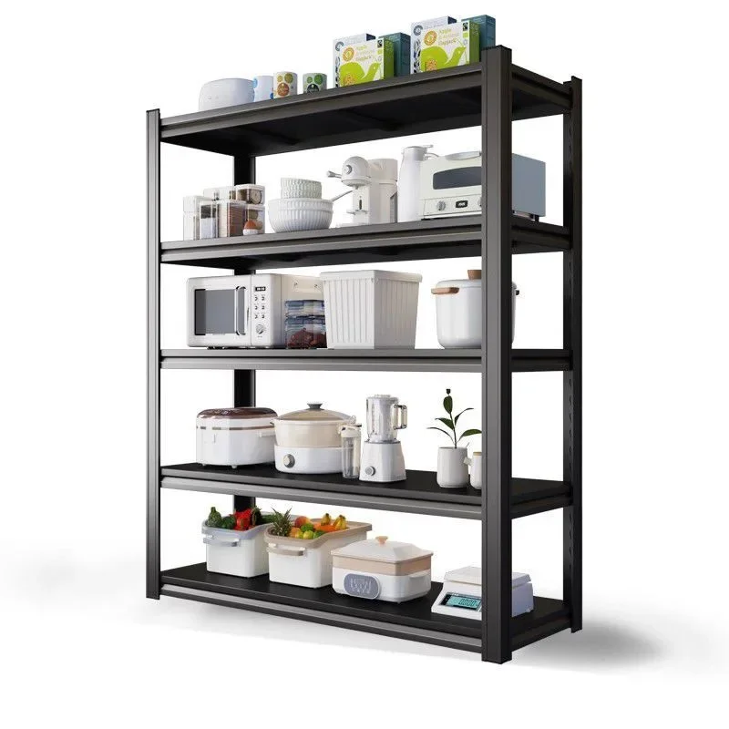 

Household shelves Shelves floor-to-ceiling storage Balcony Multifunctional supermarket display shelves Utility room storage