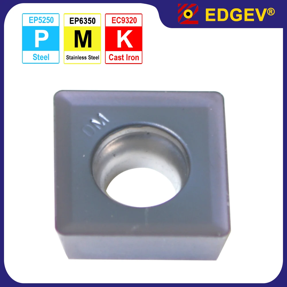 

EDGEV 100% High Quality Milling Insert,MPHT060304 MPHT080305 MPHT120408 DM,CNC Lathe Three Sided Cutter Disc MPHT Blade,P,M,K