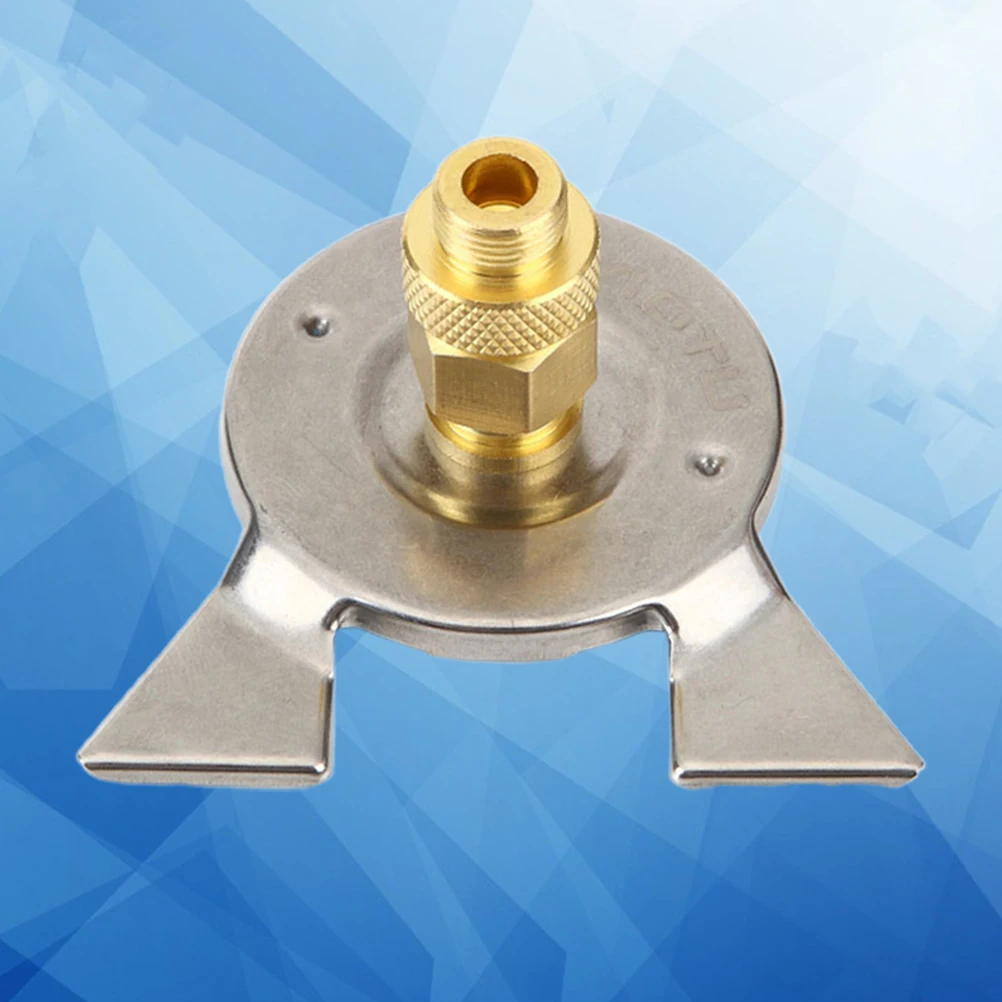 

Gas Tank Adapter Camping Stove Connector Portable Burner Converter Copper Alloy Stainless Steel BBQ Kitchen Bar Supplies