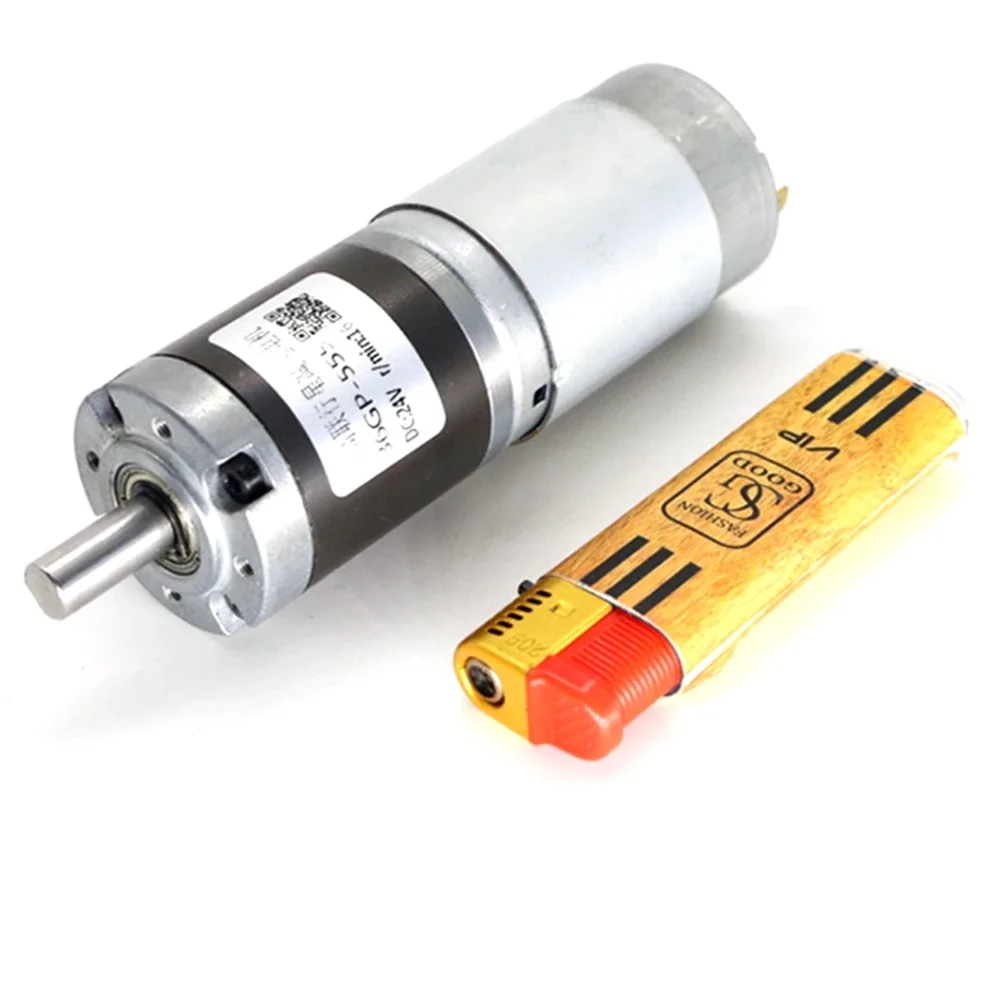 36 مللي متر تيار مستمر الكواكب المخفض 555 تيار مستمر موتور تروس 12 فولت 24 فولت PWM عزم دوران عالي مايكرو سرعة منخفضة 8-1620 دورة في الدقيقة المعدات المنزلية