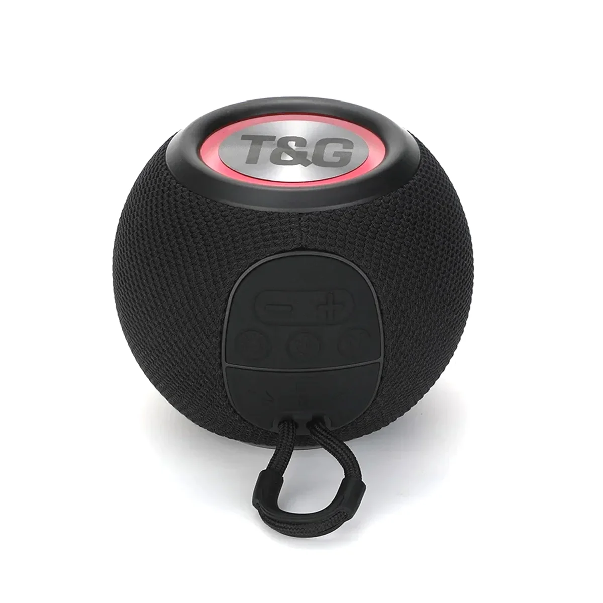 TG337 Bluetooth Speaker Portable TWS Wireless Mini Bass LED Loudspeaker IPX7 Outdoor Music Player Black