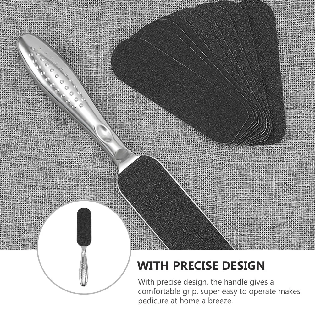 

Foot Filing Grinder Smoothing Implement Exfoliating Tool Pedicure Rasp Crusty Treatment File Stainless Steel Scrubber Callus