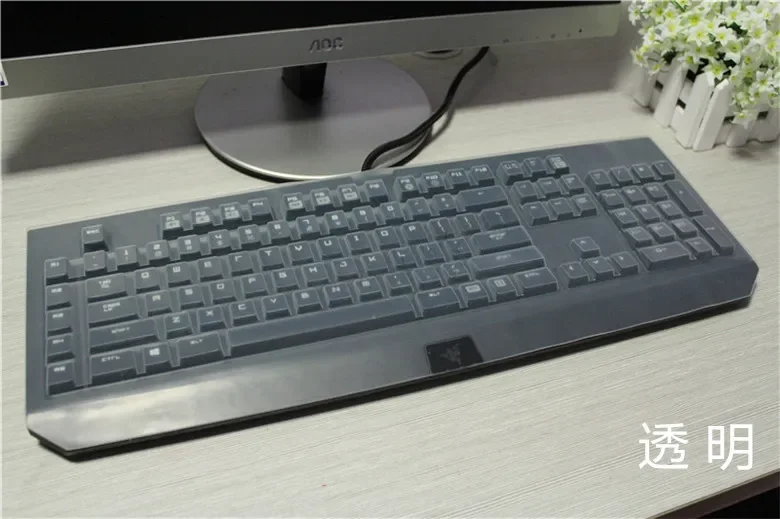 Transparent Clear Silicone Keyboard Cover Film For Razer BlackWidow Ultimate 2014 Elite Mechanical Gaming