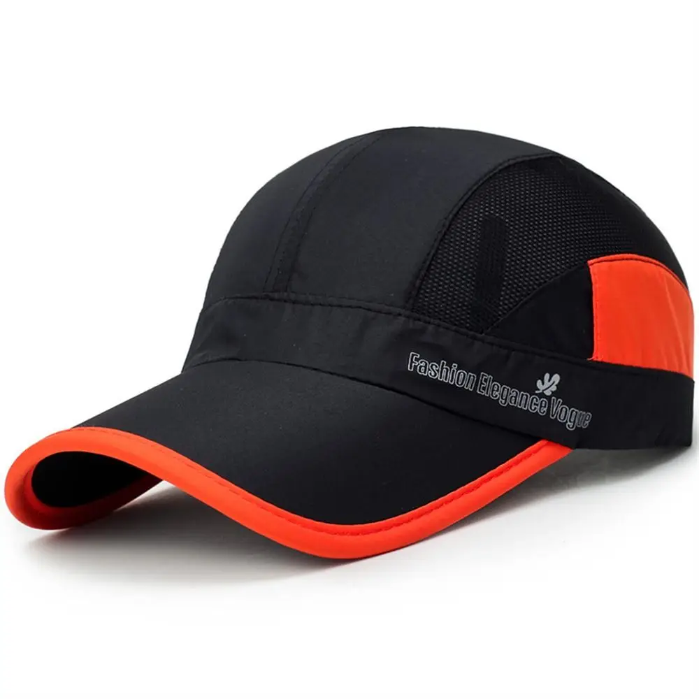 Adjustable Baseball Cap Fashion Quick Drying Breathable Fishing Hat Snapback Sun Protection Golf Cap Male and Female