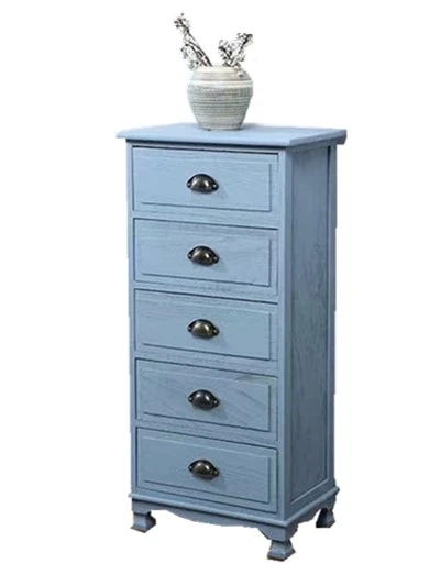 

Solid wood bucket drawer type storage cabinet, storage and sorting cabinet, Nordic bedside