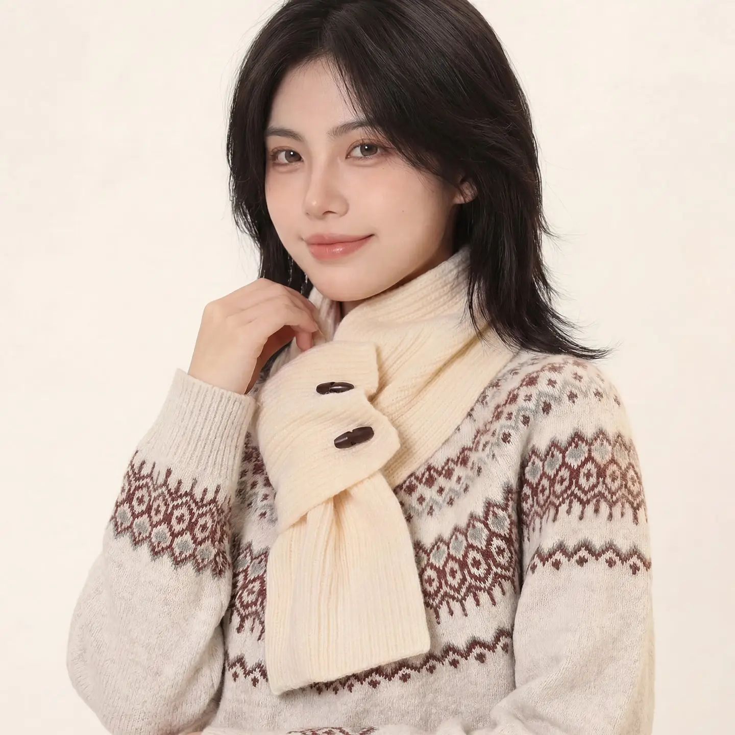New Winter Women's Scarf 100% Wool Knitting 85cmx16cm Soft Fashionable Ladies Scarf New Arrival Best Quality RT 2026