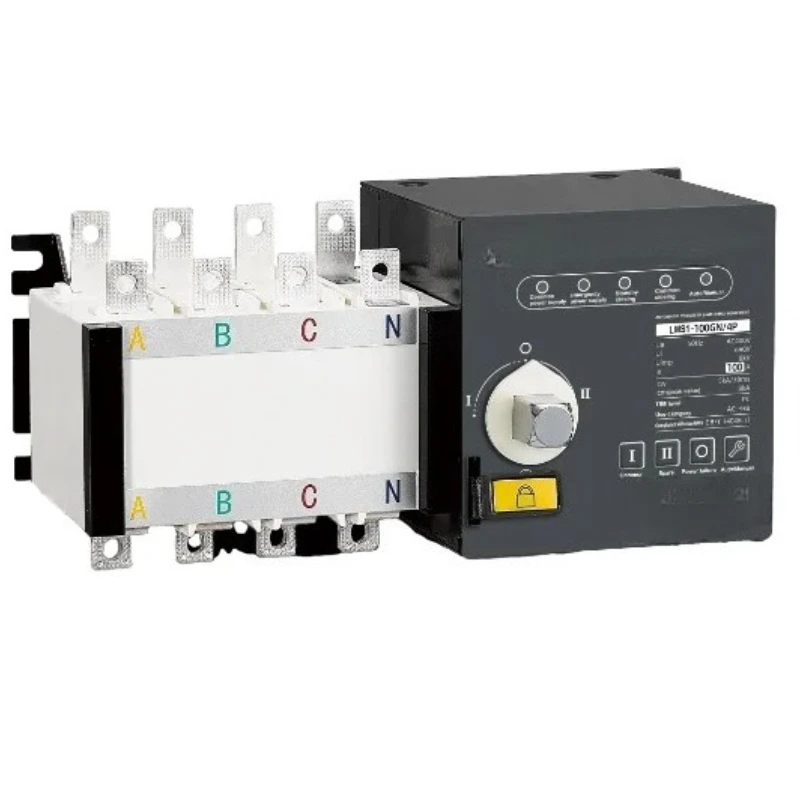 

100A-1600A Dual power conversion 3P/4p PC level automatic transfer switch RTS 100A 250A