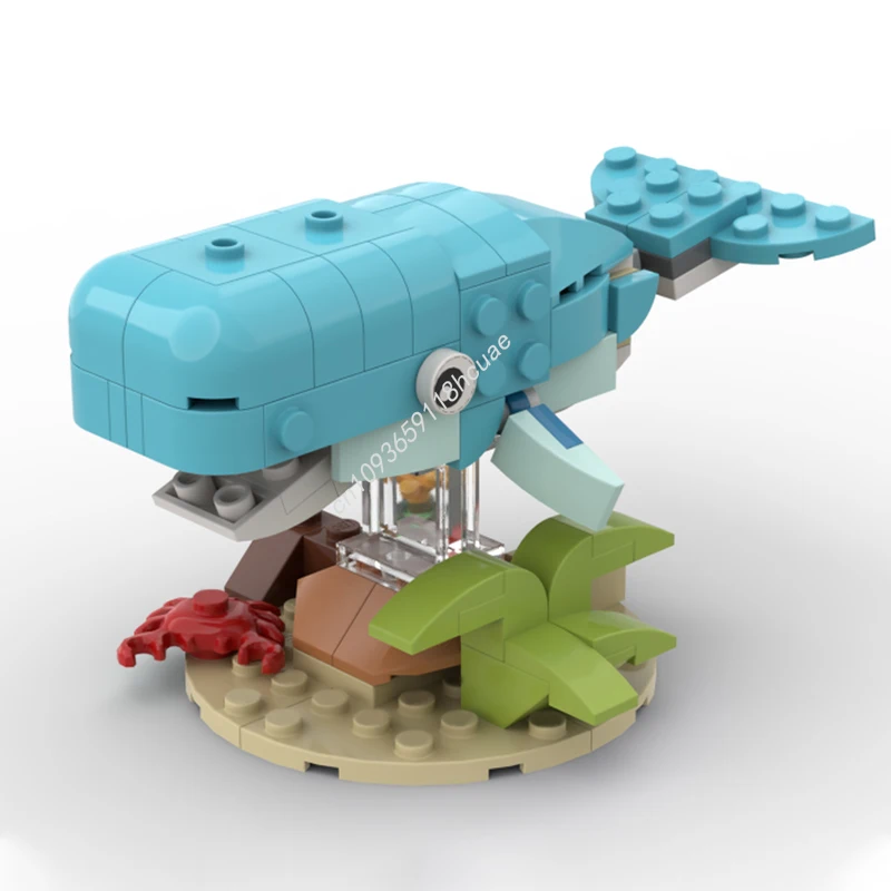 

120pcs MOC Sperm Whale Creator 3in1 Model Building blocks Toys Birthday Architecture creative DIY Christmas gifts
