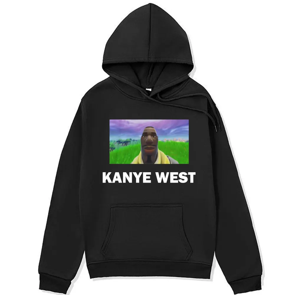 

Rapper Kanye West Graphic Printed Hoodies Men Women's Fashion Harajuku Hooded Sweatshirts Hip Hop Oversized Long Sleeve Pullover