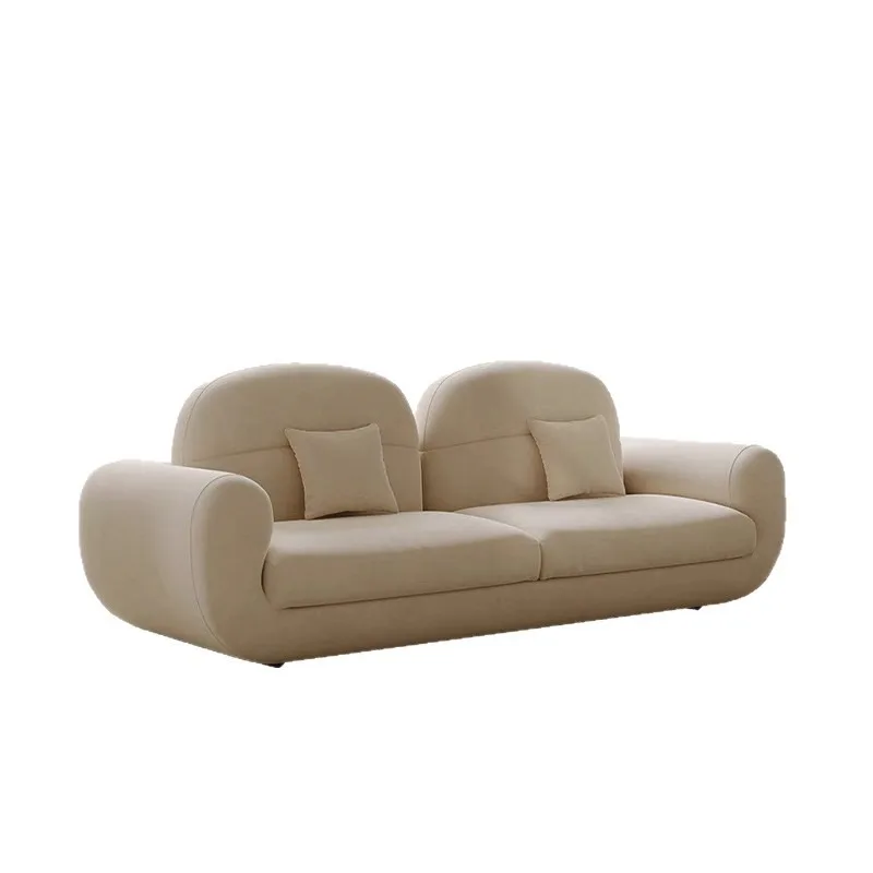 Fabric home soft bag sofa wabi wind living room designer special-shaped sofa