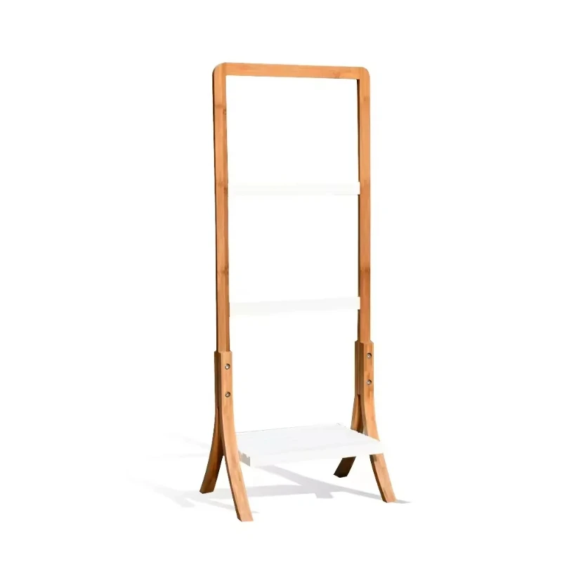 

Indoor portable drying rack Wooden drying rack Standing with hanger