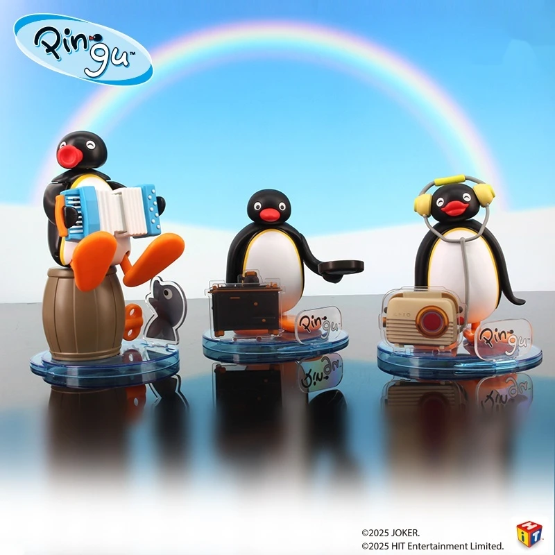 

New Kawaii Penguin Small Daily Series Blind Box Egg Clockwork Toy Trend Toy Ornaments Figure Children'S Day Birthday Gift