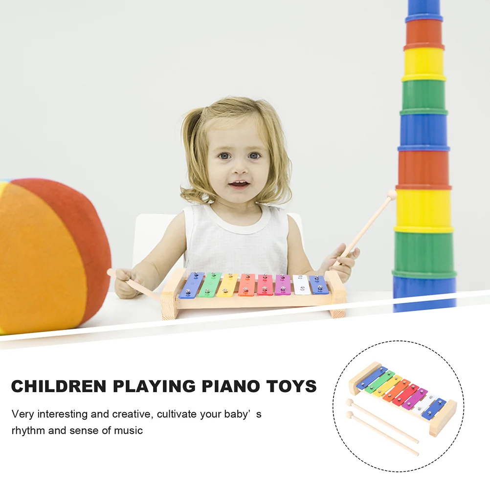 Percussie Kid Toy Kinderen Speelgoed Piano voor Peuter Cognitieve Xylofoon Instrument Muzikaal