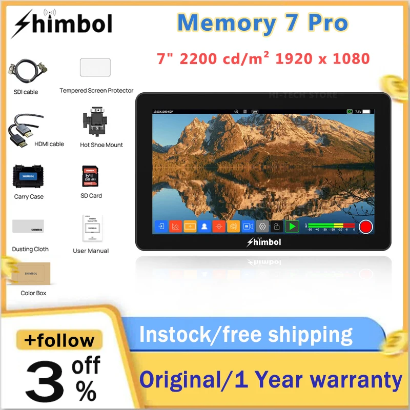 SHIMBOL Memory 7 Pro Review: Is This 7” 4K HDMI/3G-SDI Monitor Worth It for Professional Video Work?