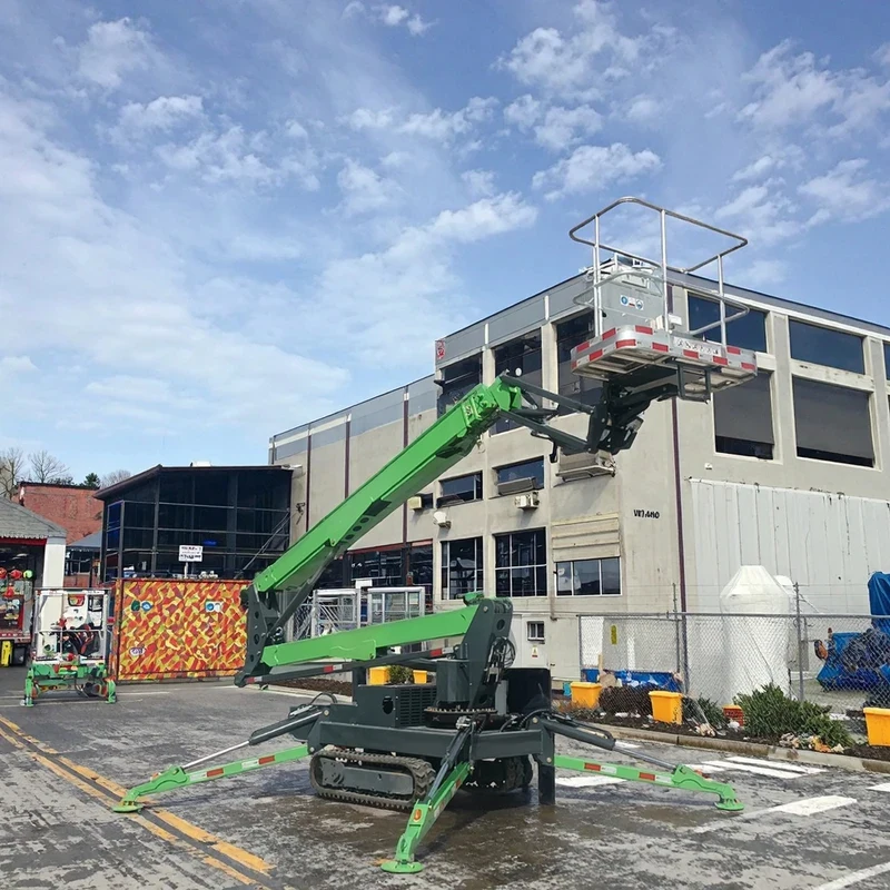 P- Self Propelled Cherry Picker Crawler Spider Telcoping Artlated Man Bucket Truck Lift