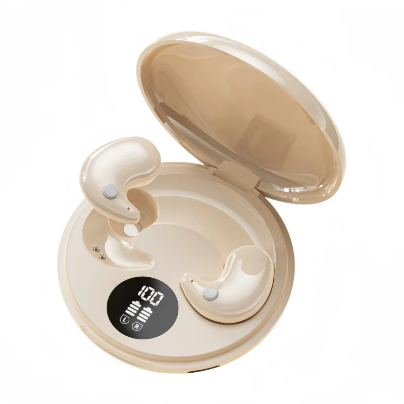 B13 Bluetooth-slaapoortelefoon Draadloze headset 5.3 met comfortabel dragen Touch Control-hoofdtelefoon-oordopjes voor alle mobiele telefoons