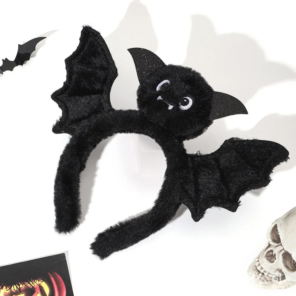 

Wholesale Halloween Black Bat Headband Evil Hair Band Headwear Spider Headdress Costume Accessories for Carnival Party Cosplay