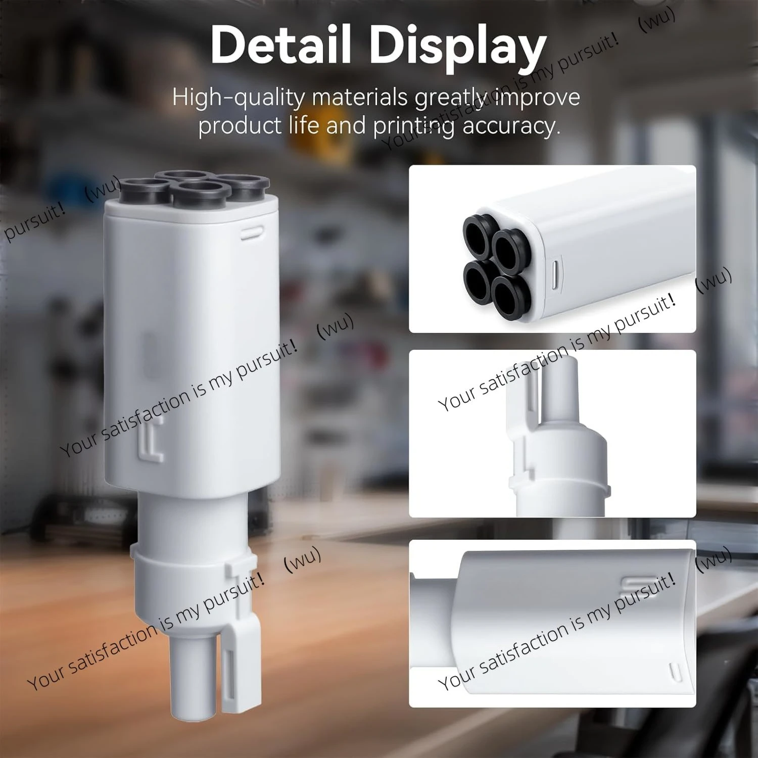 4-in-1 PTFE Adapter Replacement for Bambu Lab A1/A1mini 3D Printer Accessories,Excellent AMS Tubing Connectors