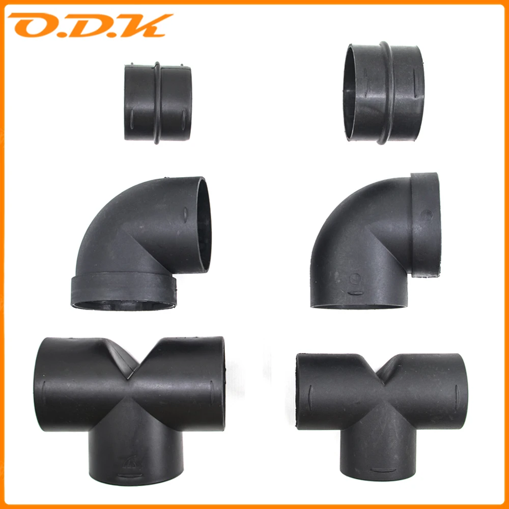 60mm/75mm Condotto di Sfiato D'aria Tipo T L Gomito Tubo di Uscita Tubo Di Scarico Connettore Per Webasto Eberspaecher Riscaldatore di Parcheggio Diesel