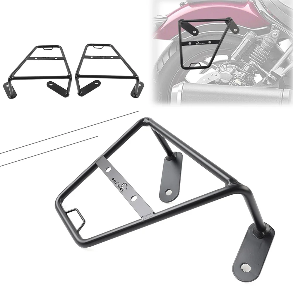 

Matte Black Motorcycle Luggage Rack Side Saddle Bag Mount Bracket For Honda CMX Rebel 1100 2021 2022 2023