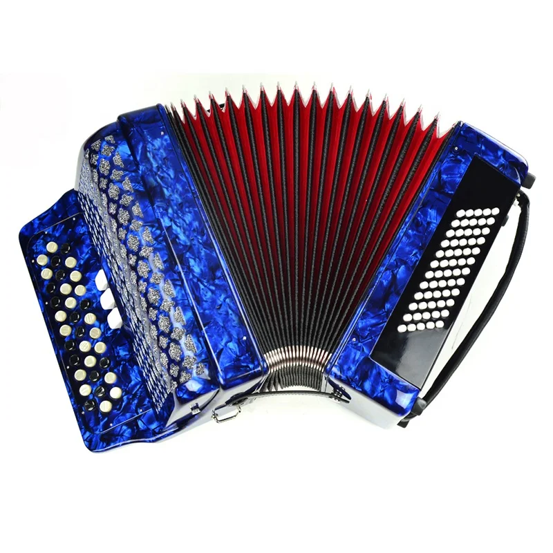 SEASOUND OEM Professional 34 Buttons 60 Bass 3 Registers Button Accordion Instrumetn Acordeon JB3460