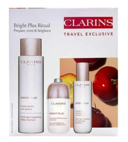 

Clarins Bright Plus 3-Piece Set (2022 Renewal) (Toning Lotion 200ml + Lotion 75ml + Serum 50ml)