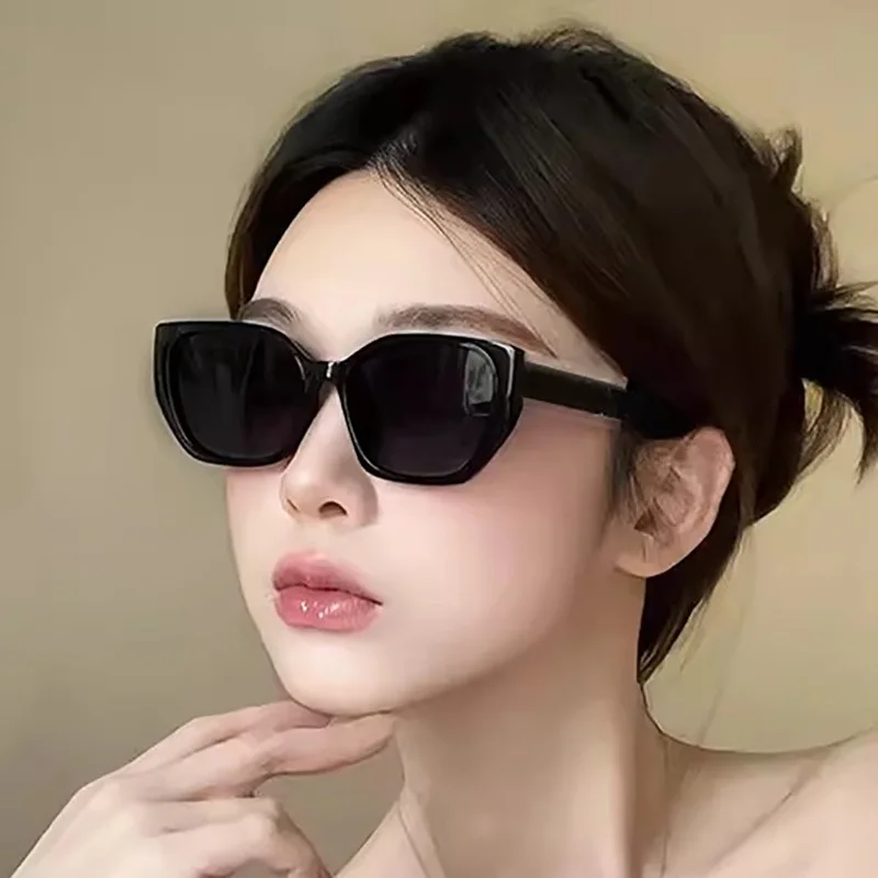 PC-Rahmen Vintage Sonnenbrille Frauen Männer Marke Cat Eye Sonnenbrille Retro Brille Brille für männliche weibliche Rechteck Sonnenbrille ﻿