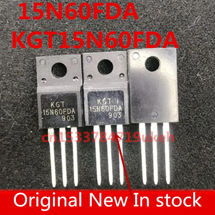 Original 5pcs/ KGT15N60FDA 15N60FDA TO-220F IGBT 600V 15A New In stock