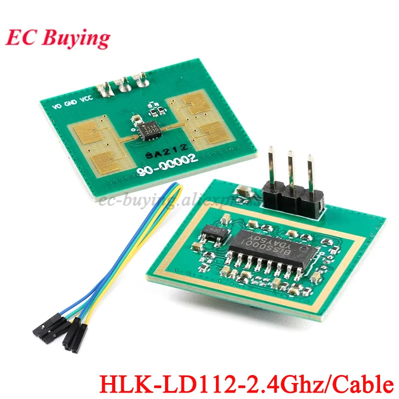 HLK-LD112 24GHz Millimeter MM Wave Radar Sensor Module PIR Intelligent Motion Detection LD112 Human Body Sensor Switch Module