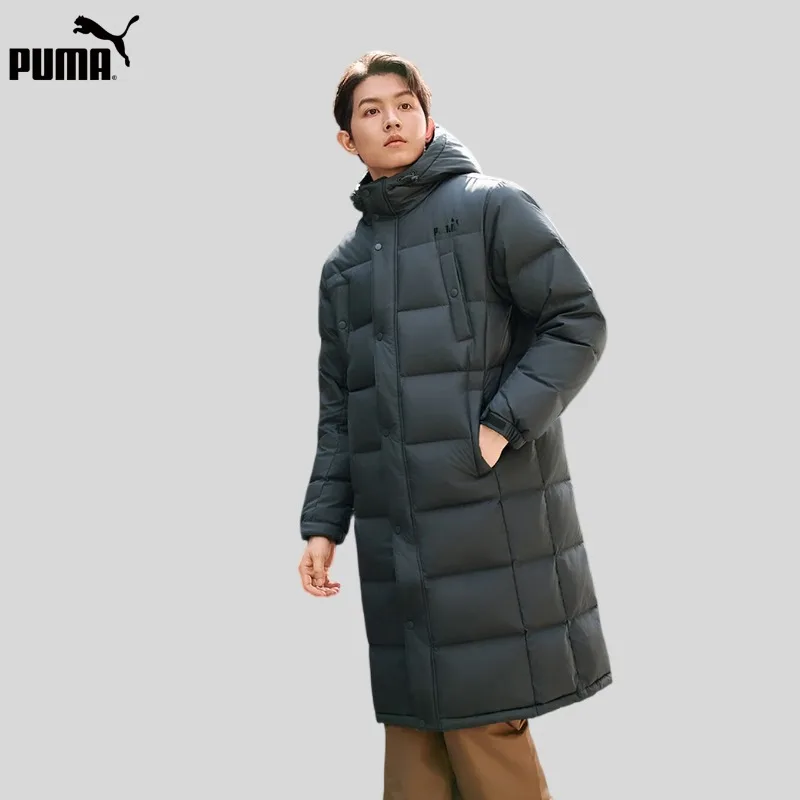 PUMA Water-resistant 600 Pods 80 Down Long Down Jackets for Men and Women, New Winter Duck Down Jackets 693528-63