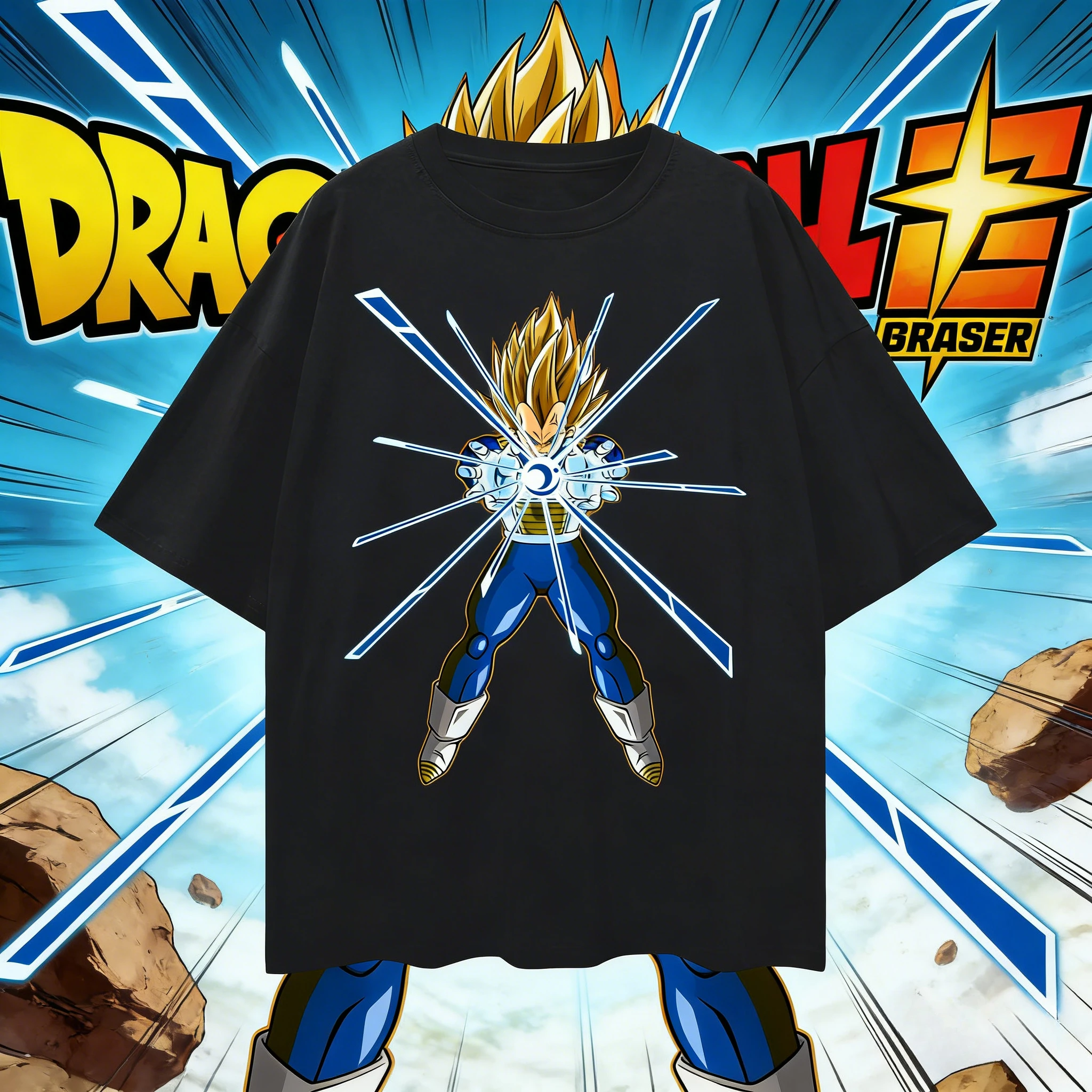 

2026 Dragon Ball Men's High Quality T Shirt Trendy Anime Graphic Tee Cotton Comfortable Streetwear Fashion Tops Is Selling Well