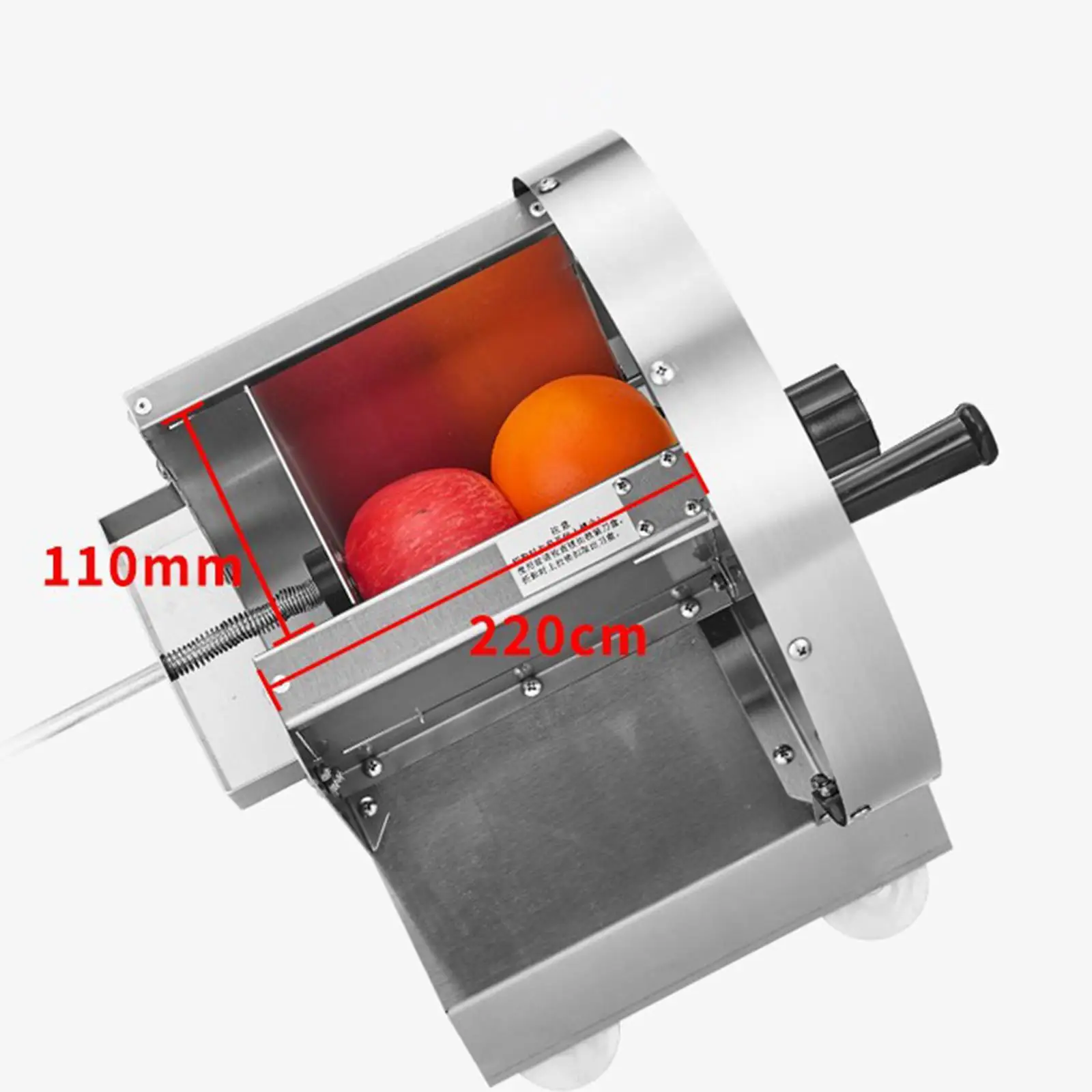 Vegetable Cutter Manual Slicer Stainless Steel Peeling Machine Adjustable Blade for Kitchen Fruit Cutting