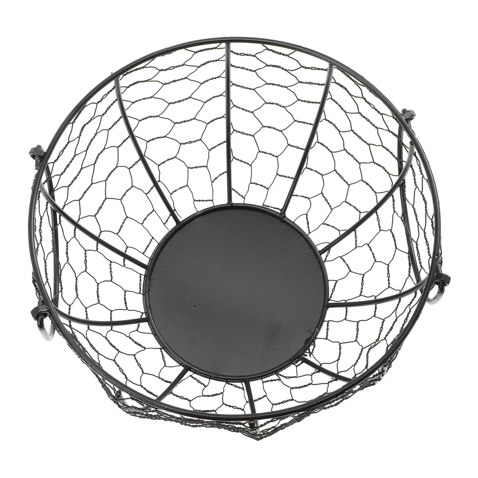 

Storage Basket Iron Material Multi-Functional Kitchen Adornment for Food Egg Fruit Storage Decorative Basket Household