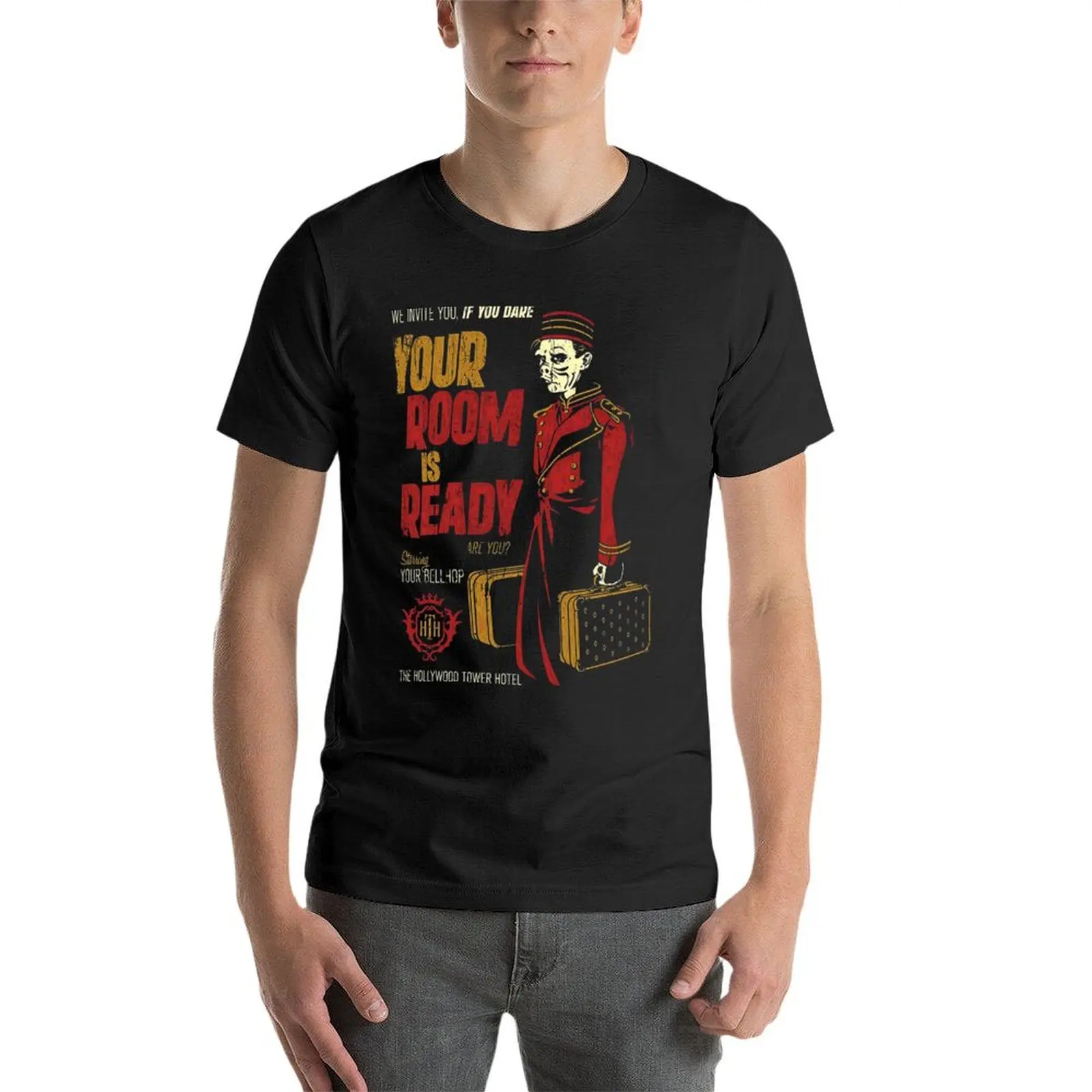 your room is ready tower of terror T-Shirt boys whites graphics blacks tees t shirts for men pack