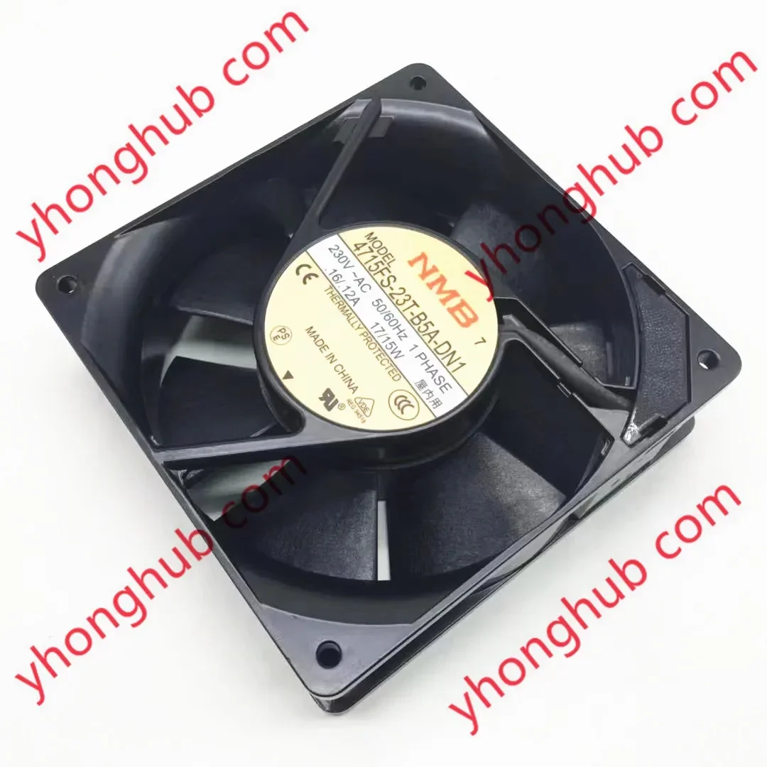 NMB-MAT 4715FS-23T-B5A-DN1 AC 230V 17W 120x120x38mm Server Cooling Fan