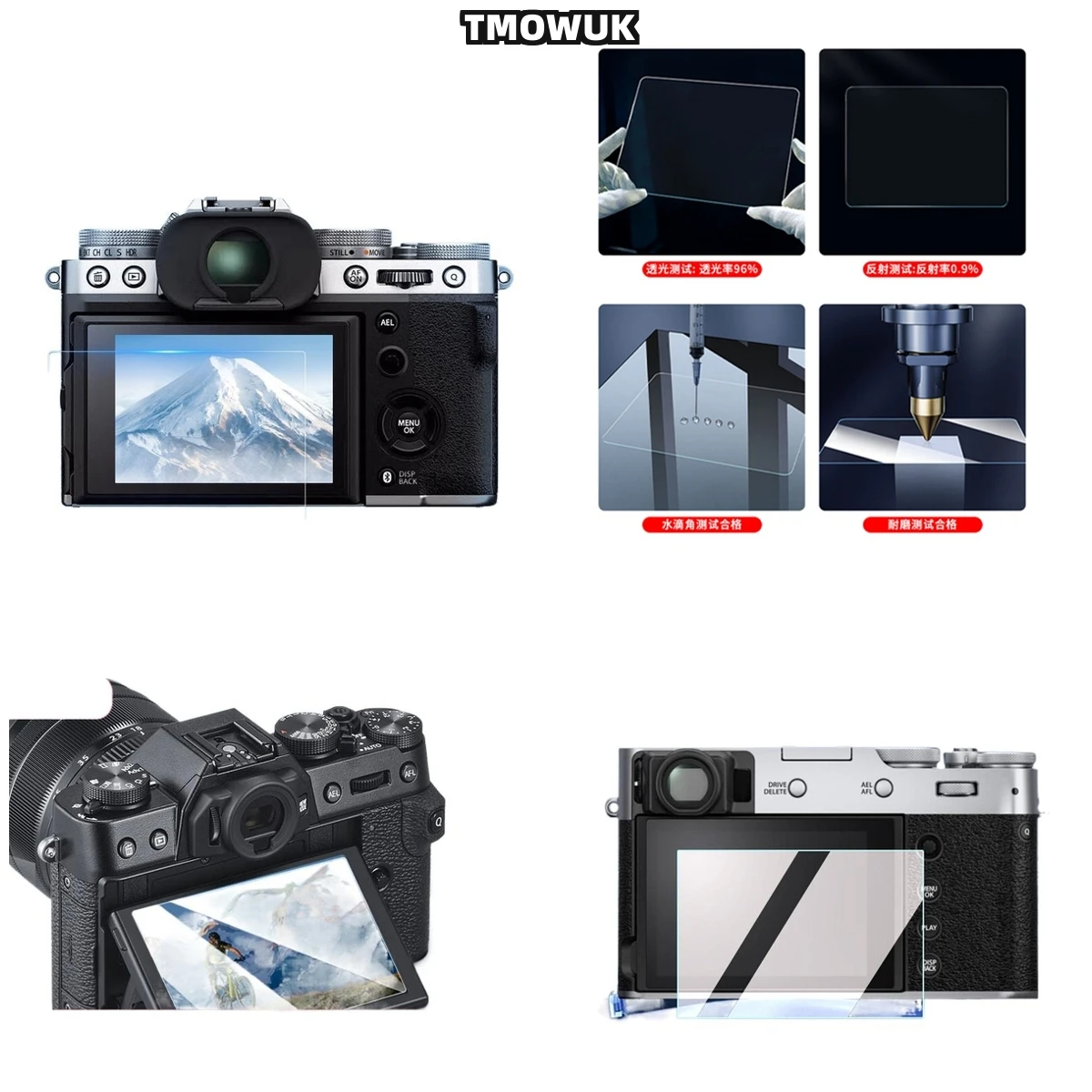 

For Fujifilm XT-5 XT-4 R50 R8 XS10 X-100V Pro3, Impact Resistant Film, Reliable Defense Against Drops.